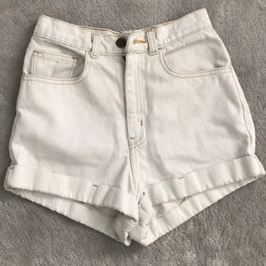 American Apparel High Waisted Shorts